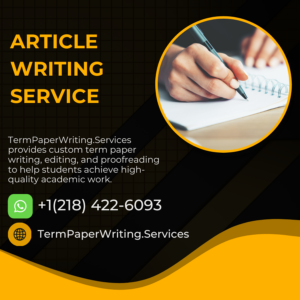 Article Writing Service