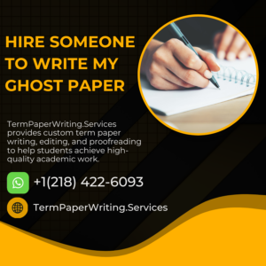 Hire Someone To Write My Ghost Paper