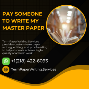 Pay Someone To Write My Master Paper